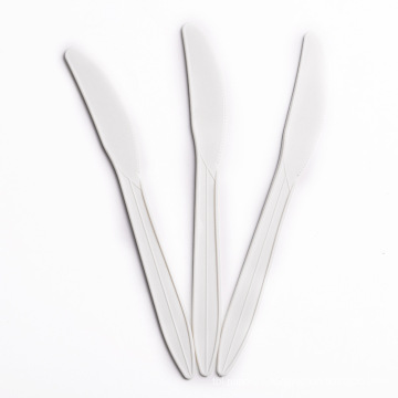 Biodegradable white knife 6"  in USA/European Market